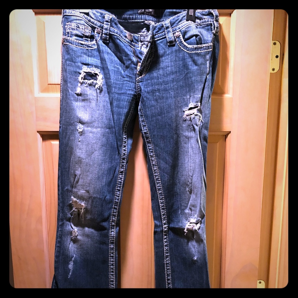 Silver jeans